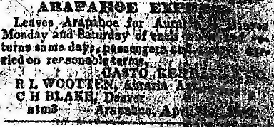 Arapahoe Express Ad