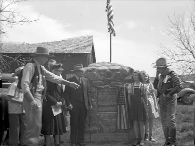 Arapahoe City Marker Dedication