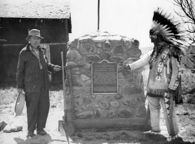 Arapahoe City Marker Dedication